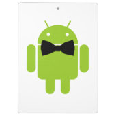 Formal AReifen Green Android Robot Klemmbrett (Rückseite)