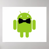 Formal AReifen Green Android Robot Poster (Vorne)