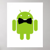 Formal AReifen Green Android Robot Poster (Vorne)
