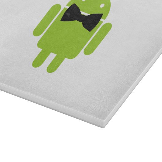 Formal AReifen Green Android Robot Schneidebrett (Ecke)