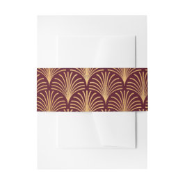 Formal Black Krawatte Gold Art Deco Einladung Band