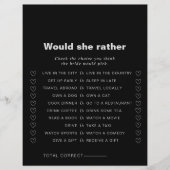 Formal Black würde sie eher Brautparty-Spiel (Vorderseite)