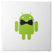 Formal Bow Krawatte Android Robot Icon Fliese (Vorderseite)