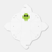 Formal Bow Krawatte Android Robot Icon Geschenkschachtel (Ungefaltet)