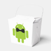 Formal Bow Krawatte Android Robot Icon Geschenkschachtel (Vorderseite)