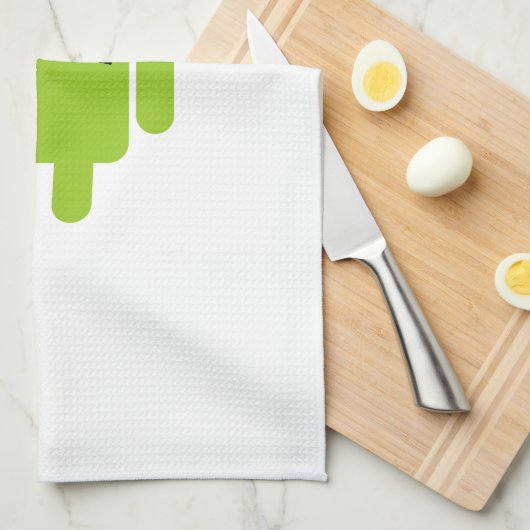 Formal Bow Krawatte Android Robot Icon Handtuch (Viertel Falte)