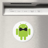 Formal Bow Krawatte Android Robot Icon Magnet (In Situ (Geschirrspüler))