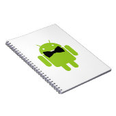 Formal Bow Krawatte Android Robot Icon Notizblock (Rechte Seite)