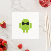 Formal Bow Krawatte Android Robot Icon Serviette (Beispiel)