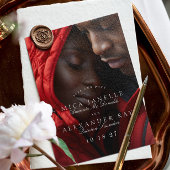 Formal Classic Elegant Calligraphy Foto Save The Date