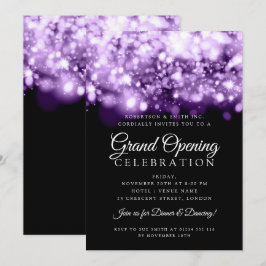 Formal Corporate Grand Opening Lila Einladung