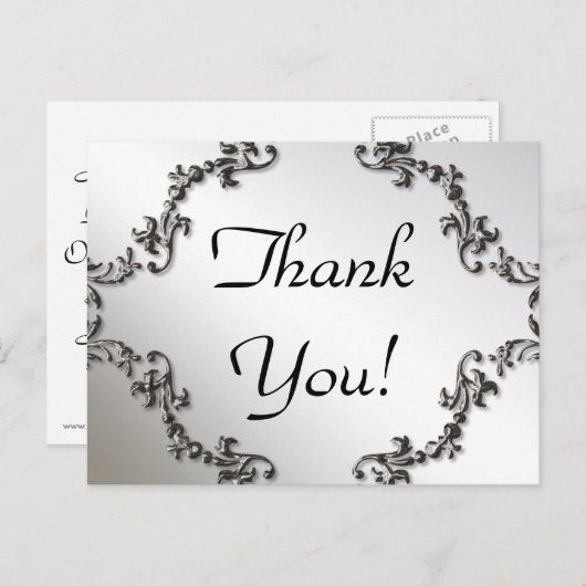 Formal danke Ihnen Postkarten (Vorne/Hinten)