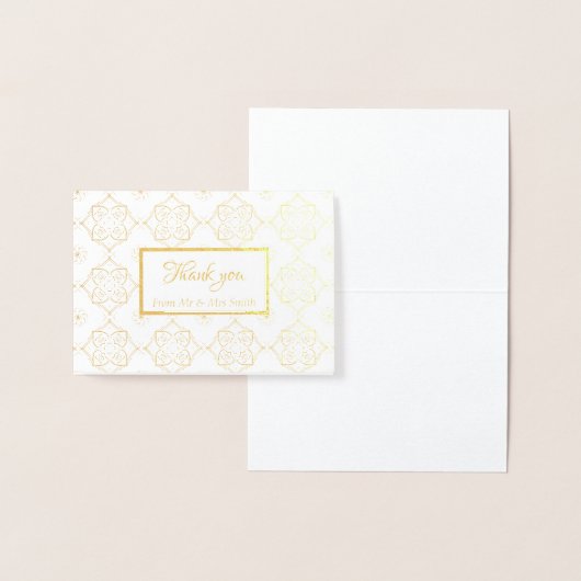 Formal danke Karte - Hochzeit (Anzeige)