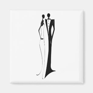 Formal de Rezepción para la novia y el novio Magnet