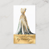 Formal Dress Wedding Seamstress Business Card Visitenkarte (Vorderseite)