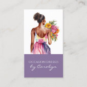 Formal Dress Wedding Seamstress Business Card Visitenkarte (Vorderseite)