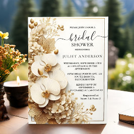 Formal einfaches klassisches Brautparty Einladung