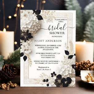 Formal einfaches klassisches Brautparty Einladung