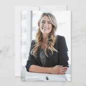 Formal Elegant Graduation Party | Photo Back Einladung (Rückseite)