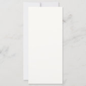 Formal Elegant Script Wedding Menu (Rückseite)