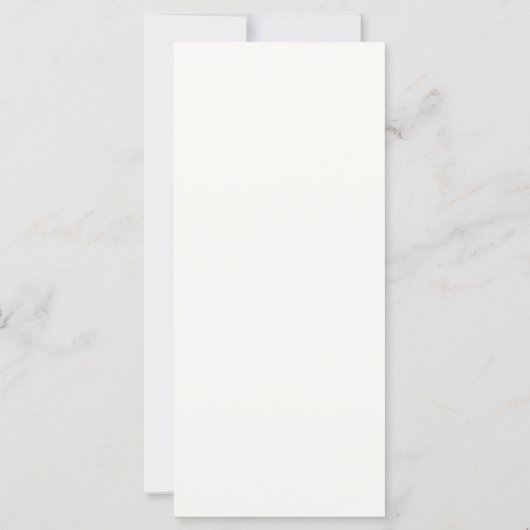 Formal Elegant Script Wedding Menu (Rückseite)