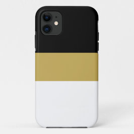 Formal Elegante Schwarz Golden Brown Case-Mate iPhone Hülle