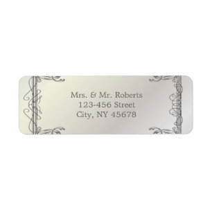 Formal elegante Wirbel Pearl White Vintage Hochzei