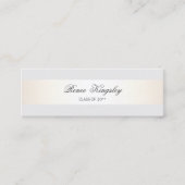 Formal Eleganter Abschluss Namenskarte (Vorderseite)