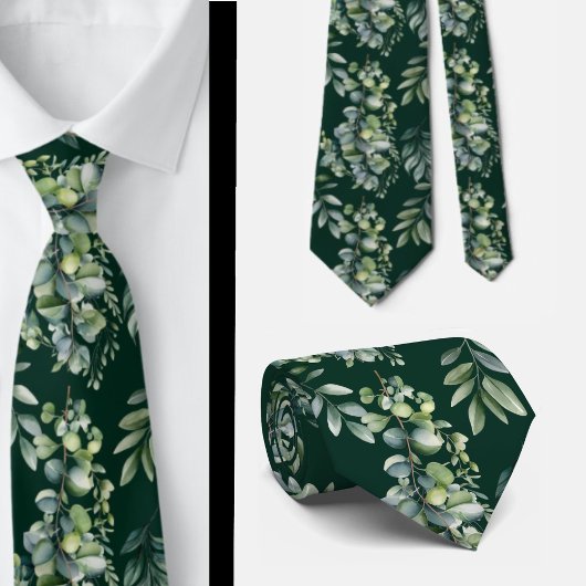 Formal Eucalyptus Neck Ties | Simple and Classic Krawatte