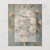 Formal French Floral Bouquet Blue n Pink Classic (Vorderseite)