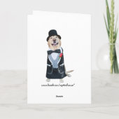 Formal Funny Geburtstag Karte (Rückseite)