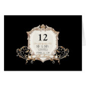 Formal Gold bei Schwarzen Wirbel Hochzeit (Vorderseite (Horizontal))