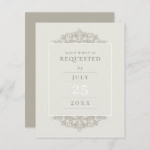 Formal Gold Sparkle Vintag Elegance Hochzeit