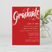 Formal Graduation Party Einladung (Stehend Vorderseite)