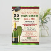 Formal High School Wiedersehen Einladung (Stehend Vorderseite)