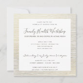 FORMAL-IMITATS SILVER STRIPE LINE-WORKSHOP-VERANST EINLADUNG (Vorderseite)