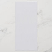 Formal Modern Classic Elevated Gold Ivory Wedding Menükarte (Rückseite)