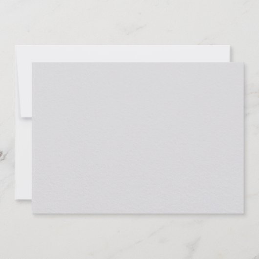 Formal Modern Classic Elevated Ivory Wedding RSVP (Rückseite)