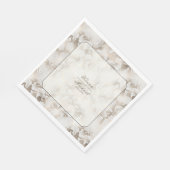 Formal Paisley Wedding Champagne ID767 Napkins Serviette (Ecke)