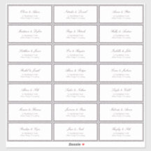 Formal Plum Classic Wedding Guest Address