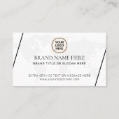 Formal QR Code Weltkarte Visitenkarte (Rückseite)