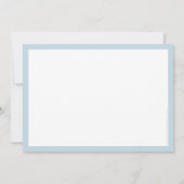 FORMAL RETIREMENT PARTY modern extravagant blass Einladung (Rückseite)