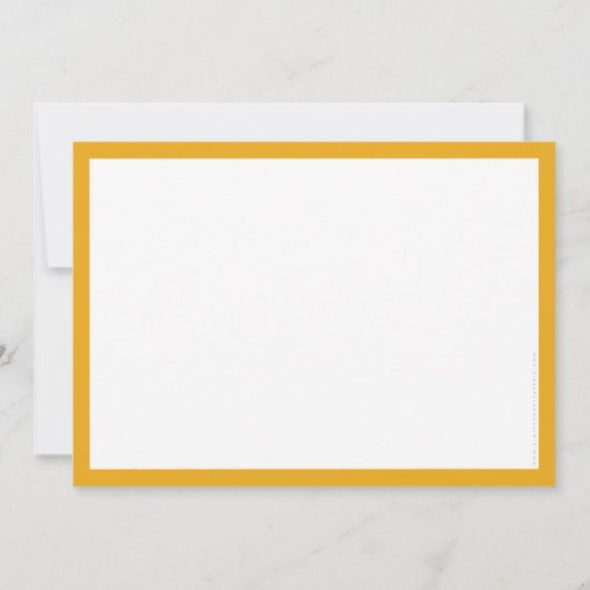 FORMAL RETIREMENT PARTY, modern Senf gelb Einladung (Rückseite)