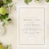 Formal Sage Green Classic Script Hochzeit Acryleinladungen