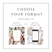 Formal Sage Green Wedding Einladung