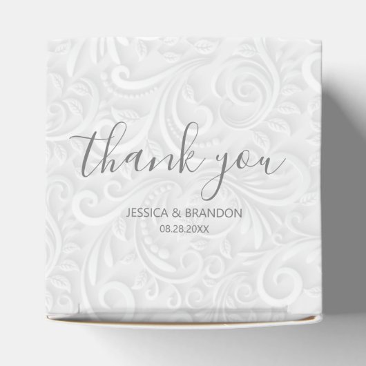 Formal Script Calligraphy Vielen Dank Geschenkschachtel (Oben)