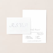 Formal Silver Foil II Gray UAWG Wedding Folienkarte (Anzeige)