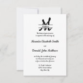 Formal Simple Elegancookie - Einladung zur Hochzei (Vorderseite)