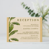 Formal Traditional Wedding Enclosure Card Begleitkarte (Stehend Vorderseite)