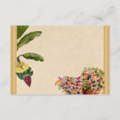 Formal Traditional Wedding Enclosure Card Begleitkarte (Rückseite)